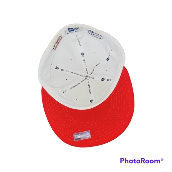 NWOT Authentic Cincinnati Reds New Era 59Fifty Stars and Stripes Flat Bill Hat - Picture 9 of 9